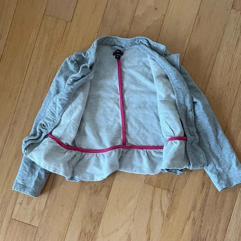 Baby Gap girls grey blazer jacket 5T vest